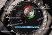 Rolex Daytona Brevet Asia ST16 Automatic with 3@Sec Full PVD with Black Dial and Silver Markers