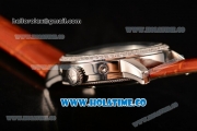 Vacheron Constantin Malte Tourbillon Asia Automatic Steel Case with White Dial Diamonds Bezel and Stick Markers