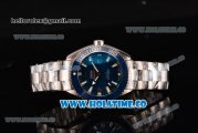 Omega Seamaster Planet Ocean Swiss ETA 2824 Automatic Steel Case with Blue Dial and White Stick Markers (BP)