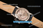 Omega De Ville Hour Vision Clone Omega 8500 Automatic Steel Case with Blue Dial and Silver Stick Markers (KW)