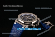 Audemars Piguet Royal Oak Offshore Chrono Miyota OS10 Quartz Steel Case with Black Dial and Arabic Numeral Markers