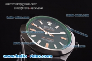 Rolex Milgauss Rolex 3131 Movement PVD Case/Strap with Black Dial