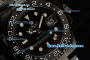 Rolex Pro-Hunter GMT-Master Asia 2813 Automatic PVD Case with PVD Strap and Black Dial Stick Markers