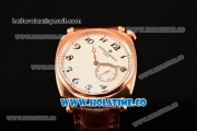 Vacheron Constantin Historiques American Asia Automatic Rose Gold Case with White Dial and Black Arabic Numeral Markers