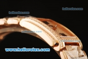 Patek Philippe Twenty-4 Swiss Quartz Movement Rose Gold and Diamond Case/ Dial/ Strap