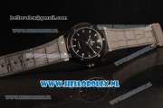 Hublot Classic Fusion 9015 Auto PVD Case PVD Bezel with Black Dial and Black Leather Strap