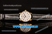 Longines Master Swiss ETA 2824 Automatic Yellow Gold Case with White Dial and Black Arabic Numeral Markers