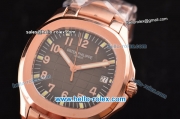 Patek Philippe Aquanaut 4813 Automatic Rose Gold Case/Strap with Chocolate Dial