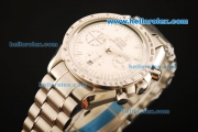 Omega Speedmaster Chronograph Swiss Valjoux 7750 Automatic Movement Full Steel with White Dial and Stick Markers