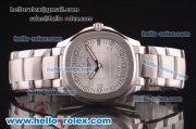 Patek Philippe Nautilus Asia 2824 Automatic Full Steel with Silver Dial and Luminous Markers