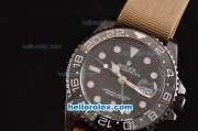 Rolex GMT-Master Pro-Hunter Asia 2813 Automatic Movement PVD Case with Ceramic Bezel and Black Dial