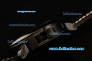 Panerai Luminor Marina PAM00366 Manual Winding Movement ETA Coating Case with Yellow Markers and Black Leather Strap