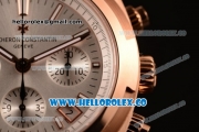 Vacheron Constantin Overseas Chrono Miyota 9015 Automatic Rose Gold Case with Gray Dial and Rose Gold Bracelet