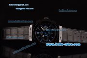 Hublot Big Bang Maradona Chronograph Swiss Valjoux 7750-SHG Automatic Movement PVD Case with Black Dial and Black Leather Strap-Limited Edition