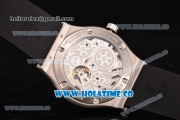 Hublot Classic Fusion Shawn Carter Asia 6497 Manual Winding Steel Case with Silver Dial and Stick Markers