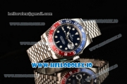 Rolex GTM-Master II 2836 Automatic Steel Case with Blue Dial Dots Markers and Steel Bracelet