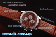 Chopard Mille Miglia GMT Automatic Diamond Bezel with Orange Dial and Orange Rubber Strap