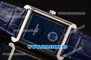 Patek Philippe Gondolo Miyota 1L45 Quartz Steel Case with Blue Dial and Arabic Numeral Markers