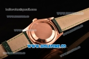 Rolex Day-Date Asia 2813/Swiss ETA 2836/Clone Rolex 3135 Automatic Rose Gold Case with Stick Markers and Green Dial (BP)
