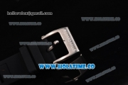 Richard Mille RM010 Miyota 9015 Automatic Steel/Diamonds Case with Skeleton Dial and Blue Inner Bezel
