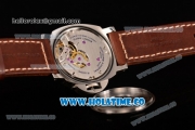 Panerai Luminor Daylight PAM 785 Clone P.5000 Manual Winding Steel Case with White Dial and Black Markers