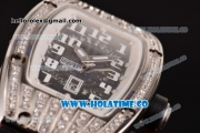 Richard Mille RM 007 Miyota 9015 Automatic Steel/Diamonds Case with Skeleton Dial and White Arabic Numeral Markers (K)