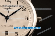 Longines Master Swiss ETA 2824 Automatic Steel Case with Steel Bezel and Steel Bracelet