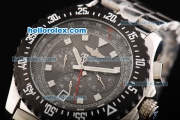 Breitling Skyracer Automatic Movement Steel Case with PVD Bezel and Black Dial-White Stick Markers