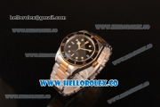 Tudor Heritage Swiss ETA 2824 Automatic Two Tone Case with Black Dial and Two Tone Bracelet (ZF)