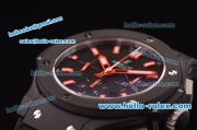 Hublot Big Bang Hub 4100 Full Ceramic Case with Black Dial and Red Markers-1:1 Original