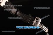 Audemars Piguet Royal Oak 41MM Clone AP Calibre 3120 Automatic Steel Case with Grey Dial Black Leather Strap - Stick Markers (EF)