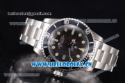 Rolex Sea-Dweller Swiss ETA 2836 Automatic Stainless Steel Case/Bracelet with Black Dial and Dot Markers