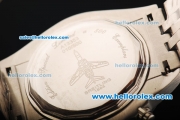 Breitling Chronomat Evolution Quartz Movement with Full White Dials and Silver Stick Markers-SSband