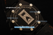 Audemars Piguet Royal Oak Offshore Chronograph Swiss Valjoux 7750 Automatic Movement PVD Case with Black Leather Strap-Run 12@Sec