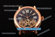 Breguet Classique Complications Asia Automatic Rose Gold Case with Black Dial and White Roman Numeral Markers