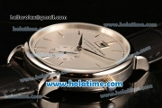 A.Lange&Sohne Saxonia Miyota Quartz Steel Case with Silver Stick Markers and White Dial