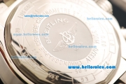 Breitling Super Avenger Chronograph Swiss Valjoux 7750 Automatic Movement Full Steel with White Dial-1:1 Original