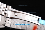 Rolex Datejust Oyster Perpetual Automatic Movement ETA Case with White Dial and Roman Markers