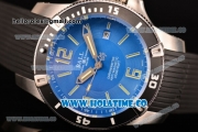 Ball Engineer Hydrocarbon Spacemaster Miyota 8215 Automatic Steel Case with Black Bezel Stick/Arabic Numeral Markers and Blue Dial