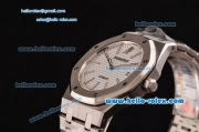 Audemars Piguet Royal Oak Swiss ETA 2836 Automatic Steel Case with Stick Markers and White Dial
