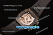 Richard Mille RM11-01 Mancini Chronograph Swiss Valjoux 7750 Automatic PVD Case with Skeleton Dial and White Markers - 1:1 Original