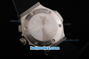Hublot Big Bang Yacht Club Monaco Swiss Valjoux 7750 Automatic Movement Ceramic Bezel with Black Dial and Silver Markers