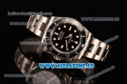 Rolex Sea-Dweller Swiss ETA 2836 Automatic Steel Case/Bracelet with White Dot Markers and Black Dial - 1:1 Original (NOOB)