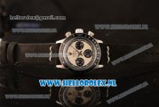 Rolex Daytona Vintage Chronograph OS20 Quartz Steel Case with White Dial and Black Nylon Strap