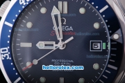 Omega seamaster Chronograph Automatic Movement with Blue Dial and Blue Bezel