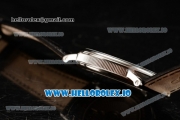 Breguet Classique Japanese Miyota 9015 Automatic Movement Steel White Dial and Roman Numeral Markers Leather Strap (FF)