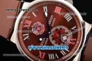 Ulysse Nardin Imperial St. Petersburg Maxi Marine Chronometer Enamel Limited Edition Auotmatic Steel Case with Brown Dial and Roman Numeral Markers
