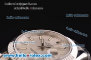 Rolex Datejust II Asia 2813 Automatic Stainless Steel Case with Stainless Steel Strap and White Dial