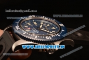 Breitling SuperOcean 2824 Auto Steel Case with Blue Dial and Black Rubber Strap - 1:1 Origianl (GF)