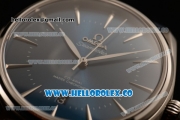 Omega De Ville Tresor Master Co-Axial Clone 8800 Automatic Steel Case with Blue Dial and Blue Leather Strap - (YF)